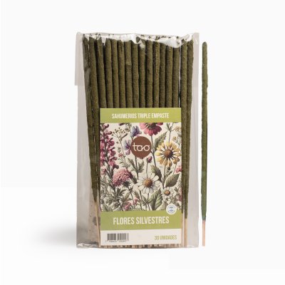 SAHUMERIO TAO TRIPLE EMPASTE X 30 FLORES SILVESTRES