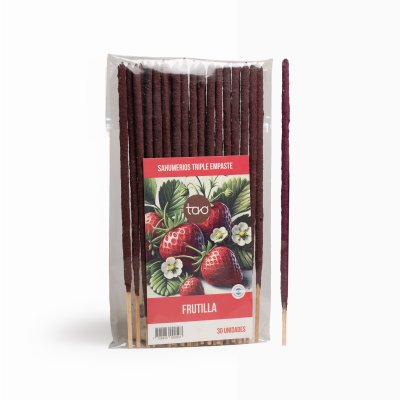 SAHUMERIO TAO TRIPLE EMPASTE X 30 FRUTILLA