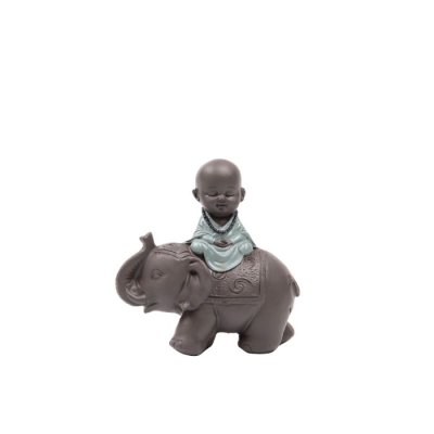 FIGURA BUDA CON ELEF 11CM
