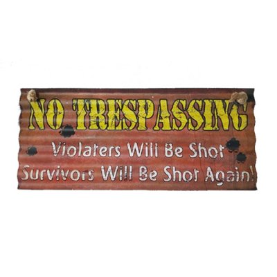 Chapa Vintage RO6586 N°01 30x13cm