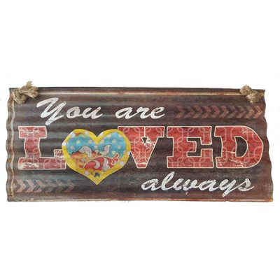 Chapa Vintage RO6586 N°04 30x13cm