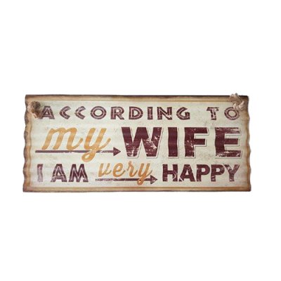 Chapa Vintage RO6586 N°06 30x13cm