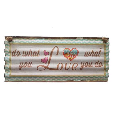 Chapa Vintage RO6586 N°07 30x13cm